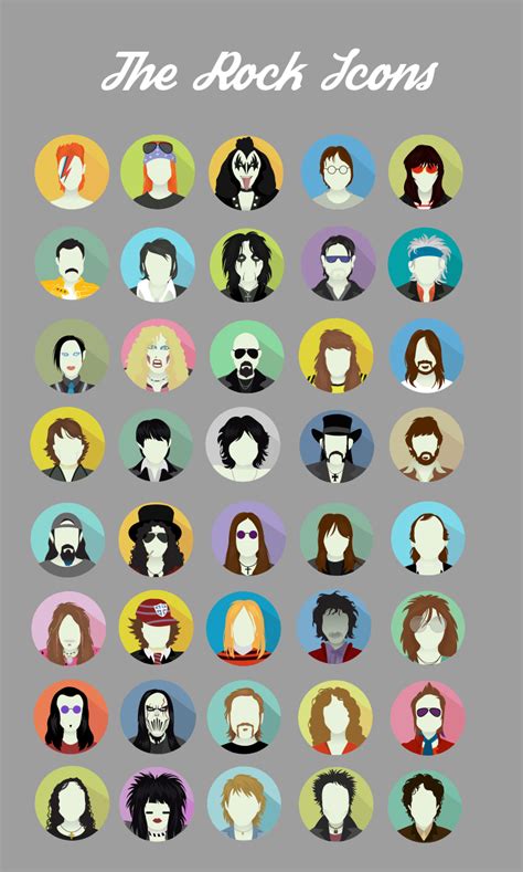 Rock Icons on Behance