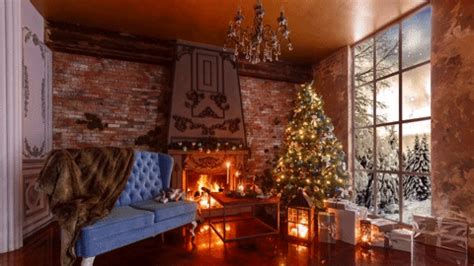 Merry Christmas Fireplace Gif - Fireplace World