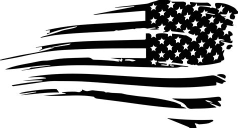 Printable American Flag Clipart Black And White 17860 | The Best Porn ...