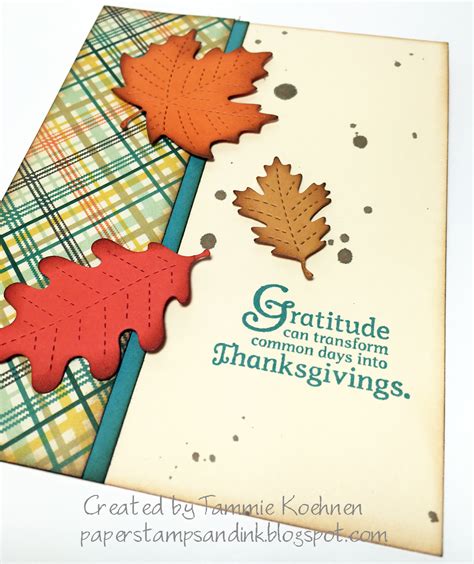 Paper, Stamps and Ink: Thanksgiving cards to share