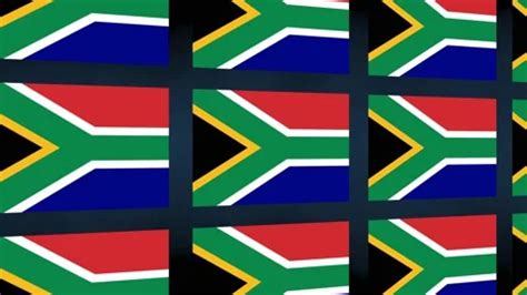 South Africa Flag animation 3d, National... | Stock Video | Pond5