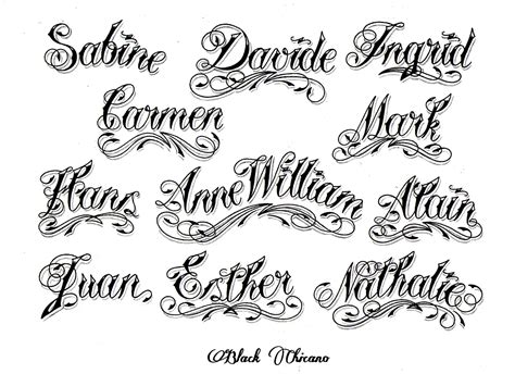 Best tattoo fonts for guys | Gary Poste