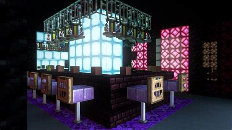 Cyberpunk Bar Minecraft Map Minecraft Shops, Minecraft Mansion ...