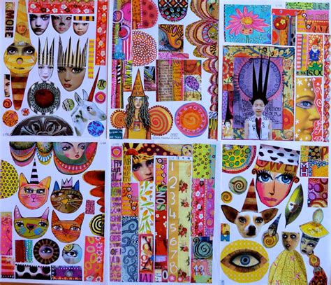 Collage Sheets set F