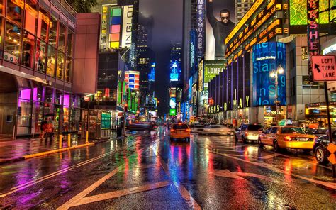 New York City Street HD Wallpaper Free Download