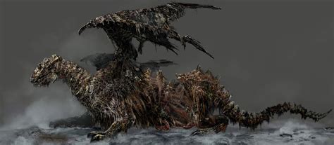 Image - Undead dragon art.jpg - Dark Souls Wiki