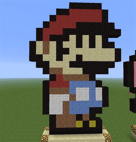 Minecraft Pixel Art - Mario by PeterRaskThorstensen on DeviantArt