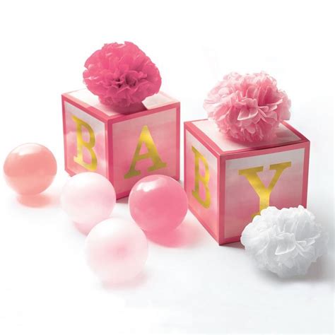 Oh Baby! Girl Baby Shower Table Decorations, 9ct | Party City