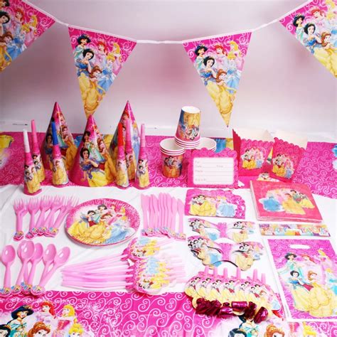 135pcs/lot Princess Party Favors Children Birthday Party Decorations ...