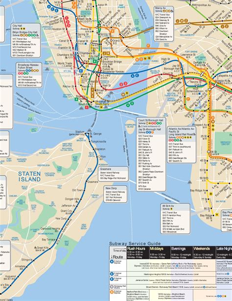 Official Nyc Subway Map High Resolution - Nyc Map