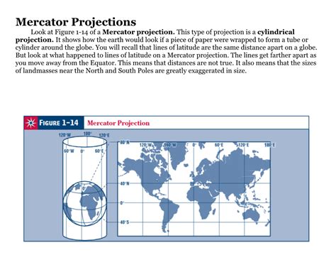 Mercator Projections Look at Figure 1-14 of a Mercator Projection - DocsLib