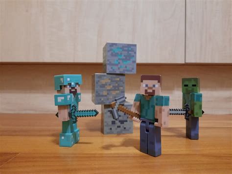 Minecraft Action Figures, Hobbies & Toys, Toys & Games on Carousell