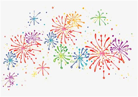 Happy New Year - Fireworks Clipart Transparent PNG - 768x476 - Free ...