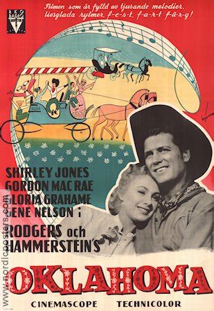 OKLAHOMA Movie poster 1955 original NordicPosters