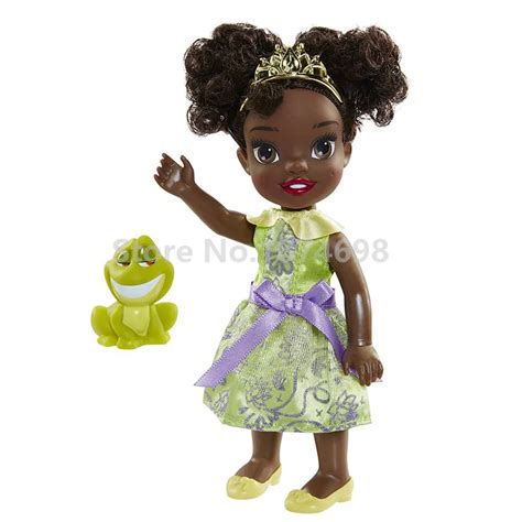 New Princess Baby Tiana Doll With Pet Frog Fashion Figure Set Toy Kids ...