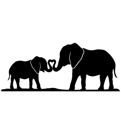 Baby Elephant Silhouette at GetDrawings | Free download