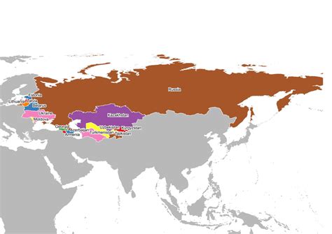 Ussr World Map