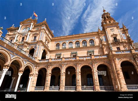 The Plaza de Espana (Spain Square) is a plaza built for the Expo 1929 ...