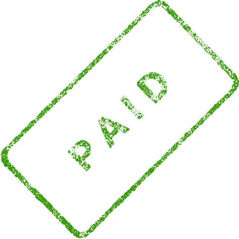 Paid Stamp Vector | Free SVG