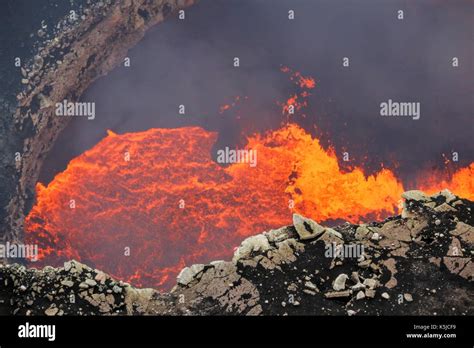 Masaya volcano active lava lake Nicaragua Stock Photo - Alamy