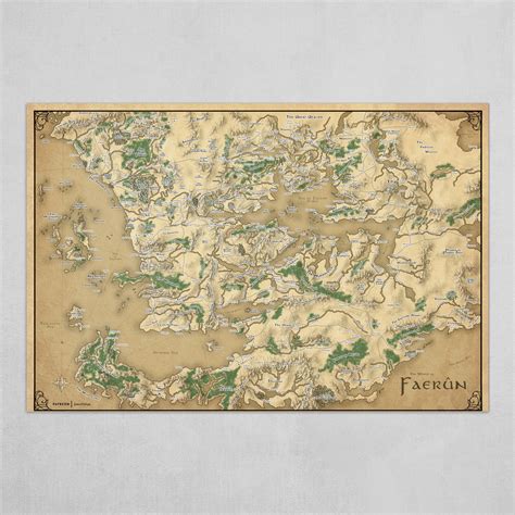 World Map Of Faerun