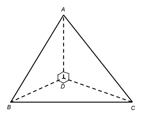 Calculating the surface area of a tetrahedron - GMAT Math