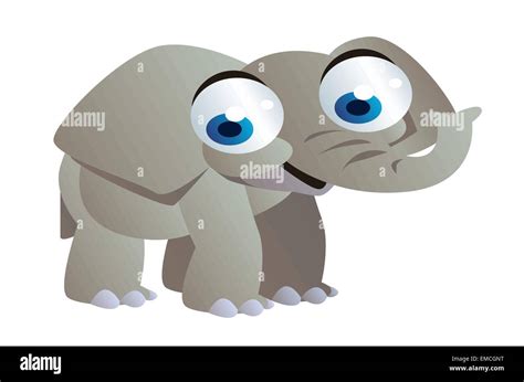 funny elephant cartoon Stock Vector Image & Art - Alamy