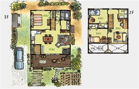 Japanesque House Floorplan | Japanese style house, Home design floor ...