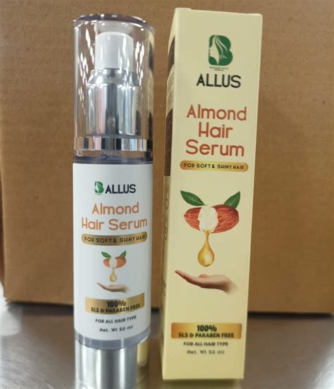 Almond Hair Serum (50ML) – BEAUCOUP ALLU'S HERBALS