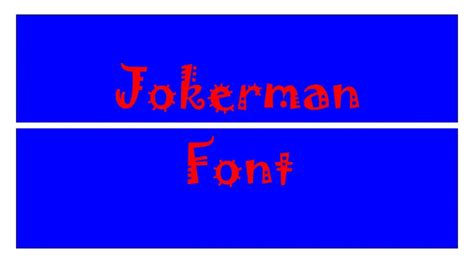 Jokerman Font - Fonts Park