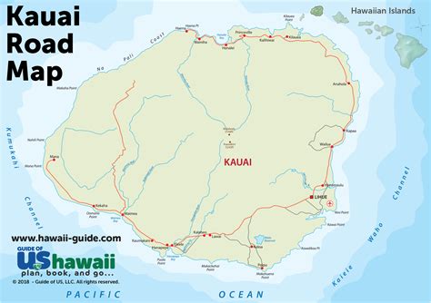 Printable Road Map Of Kauai - Printable Maps