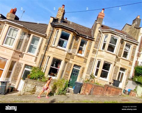 UK Weather: Sunny day at Vale Street, Totterdown, Bristol, UK. the ...