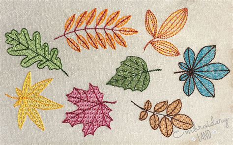 Leaf Stitch Embroidery Designs / Cluster Stitch New & Easy Leaf ...