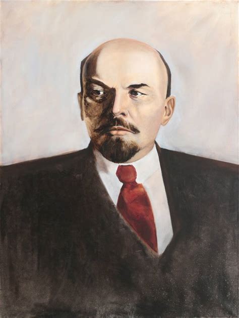 Vladimir Lenin portrait Painting by Alexander Moldavanov | Saatchi Art