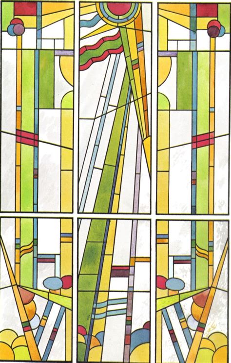 Frank Lloyd Wright Glass Patterns