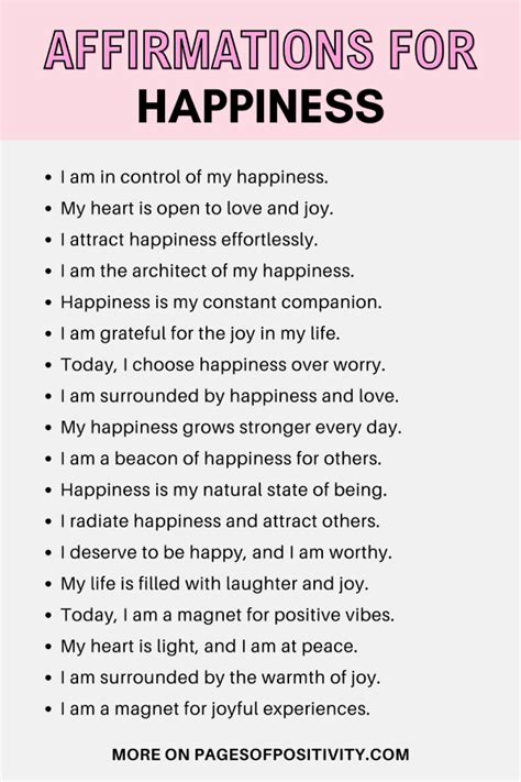 120 Amazing Happiness Affirmations to Live a Wonderful Life