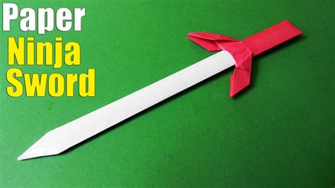 How to make a Paper Sword | Ninja Sword Tutorial | Doovi