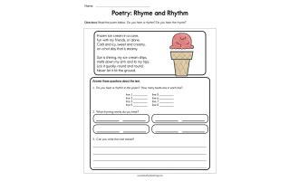 Rhyme And Rhythm Worksheet By Teach Simple | Hot Sex Picture