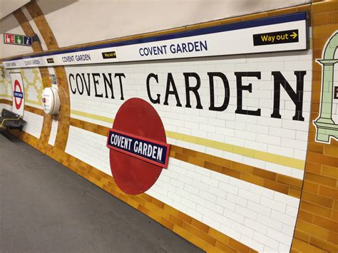 Explore Covent Garden Tube Station in London