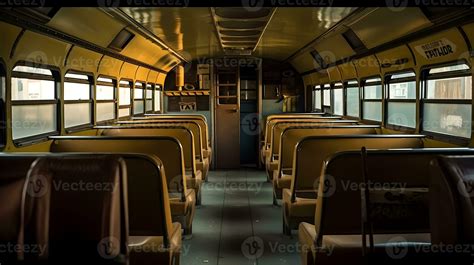 school bus interior ,generative ai 26133097 Stock Photo at Vecteezy