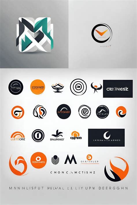 A visually stunning minimalist logo design, exemplifying simplicity and ...