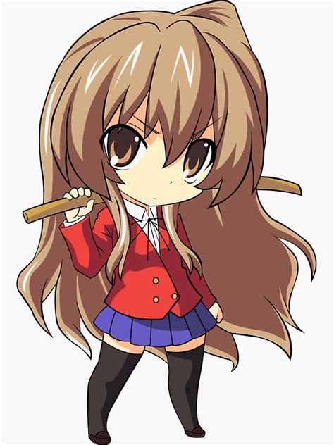 Toradora chibi taiga sticker by lawliet1568 – Artofit