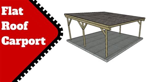 Flat Roof Carport Plans