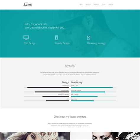 Portfolio Web Template – pulp