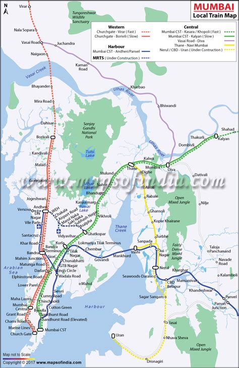 Mumbai Local Train Route Map – Map Of The World