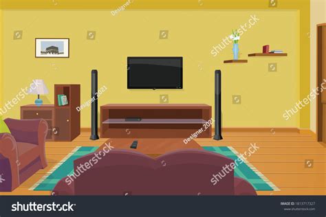 Cartoon Drawing Room Background