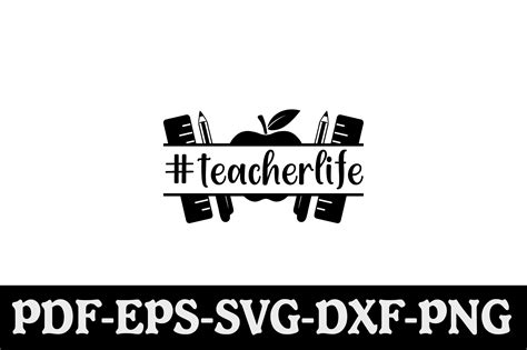 Teacher Life SVG Graphic by creativekhadiza124 · Creative Fabrica