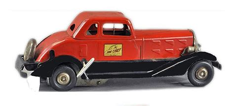 Hoge Fire Chief Car - Antique Toys Library