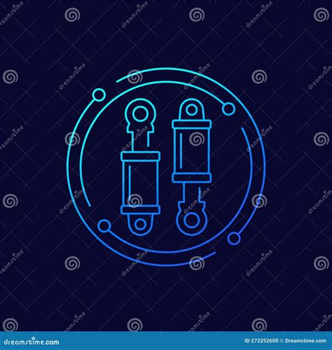 Hydraulic Actuator. Vector Illustration | CartoonDealer.com #54388144