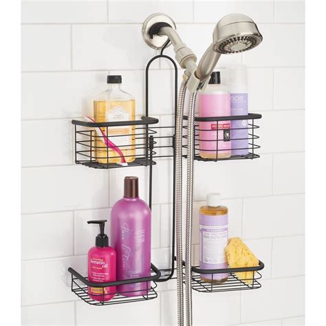 mDesign Metal Hanging Hose Shower Caddy | eBay